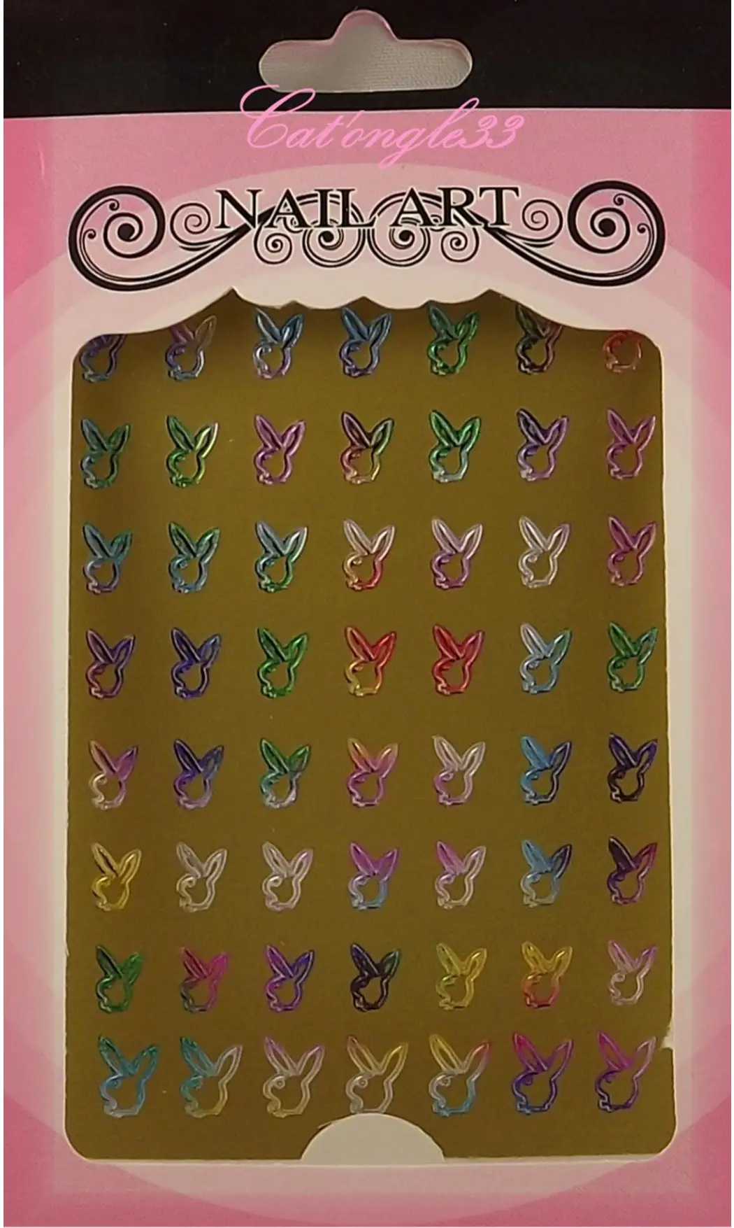 Stickers peel off lapin