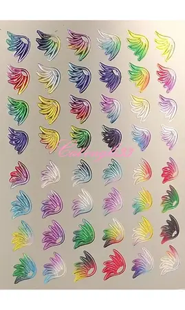 Stickers peel off aile