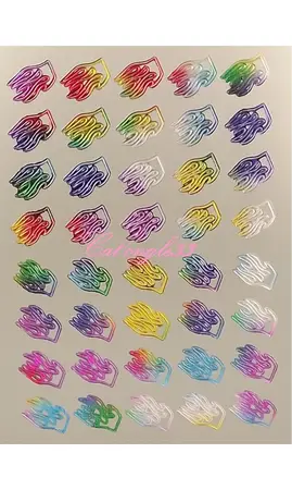 Stickers peel off flamme