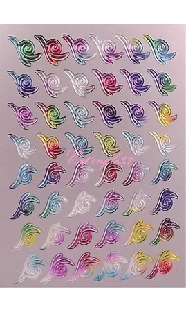 Stickers peel off tribal 1