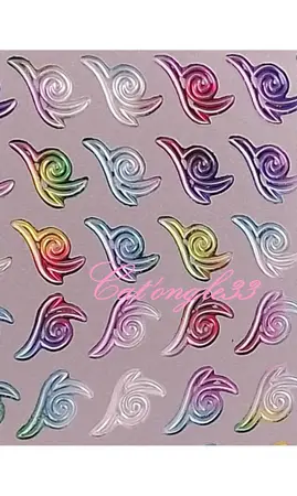 Stickers peel off tribal 1