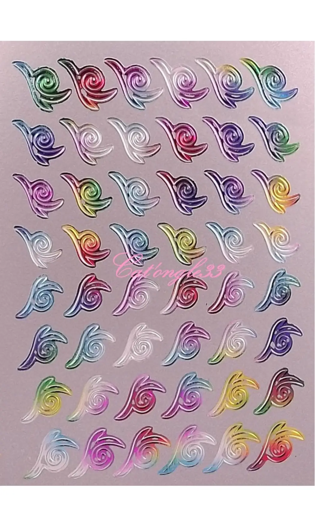 Stickers peel off tribal 1