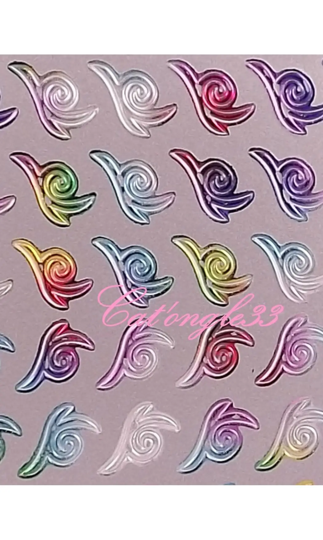 Stickers peel off tribal 1
