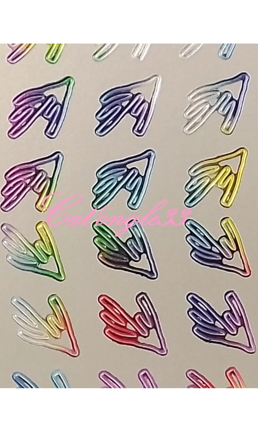 Stickers peel off forme 1