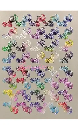 Stickers peel off tribal 6
