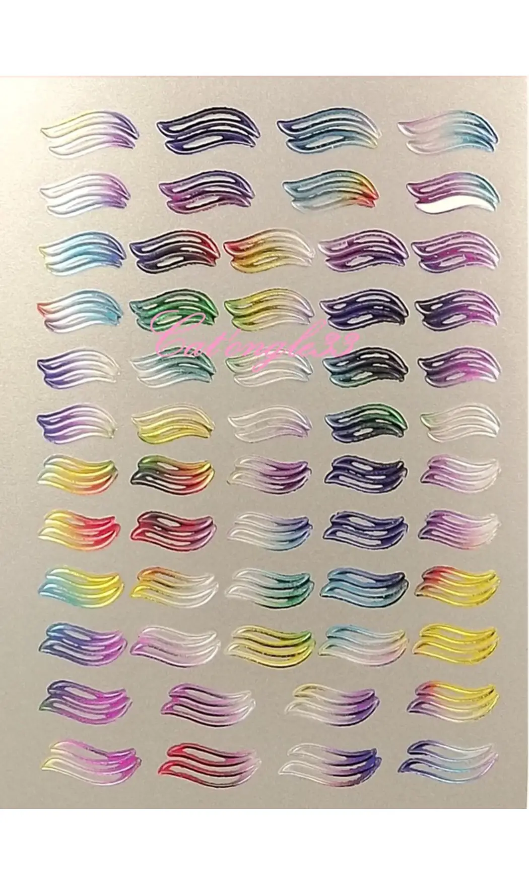 Stickers peel off vague