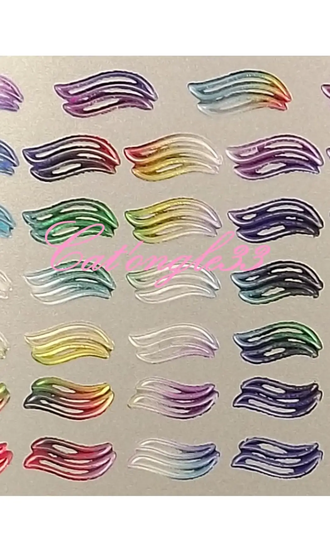 Stickers peel off vague