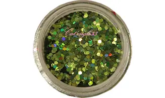 Paillette hexagonale vert clair