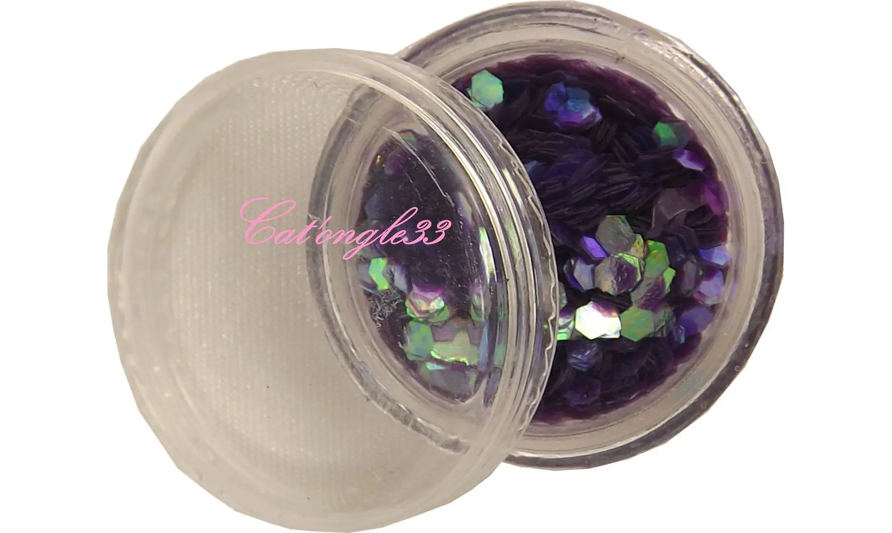 Paillette hexagonale violet clair