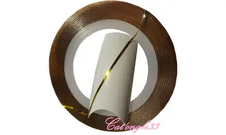 Striping tape jaune fil autocollant