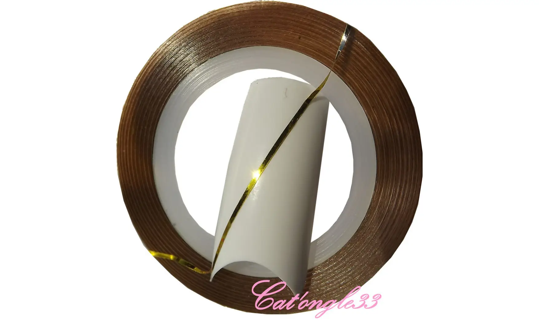 Striping tape jaune fil autocollant