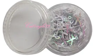 Dazzling hologramme ciseau blanc
