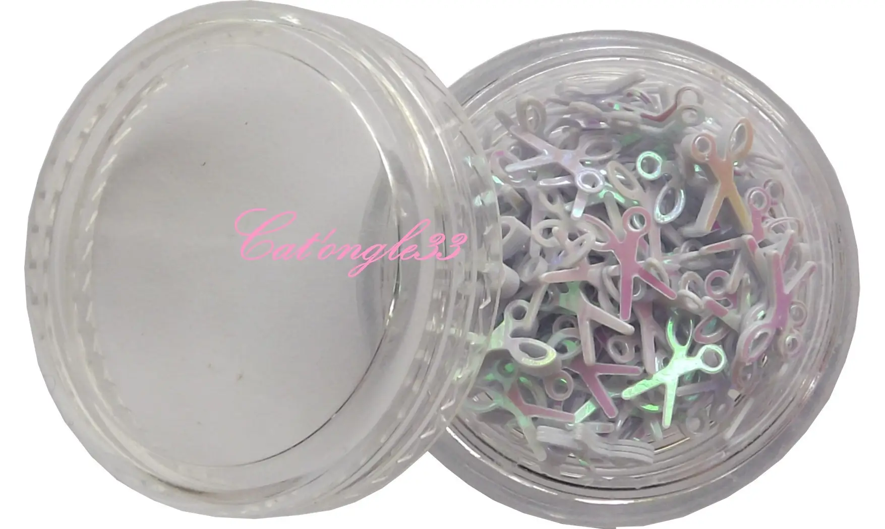 Dazzling hologramme ciseau blanc