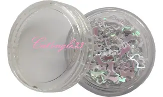 Dazzling hologramme chien blanc