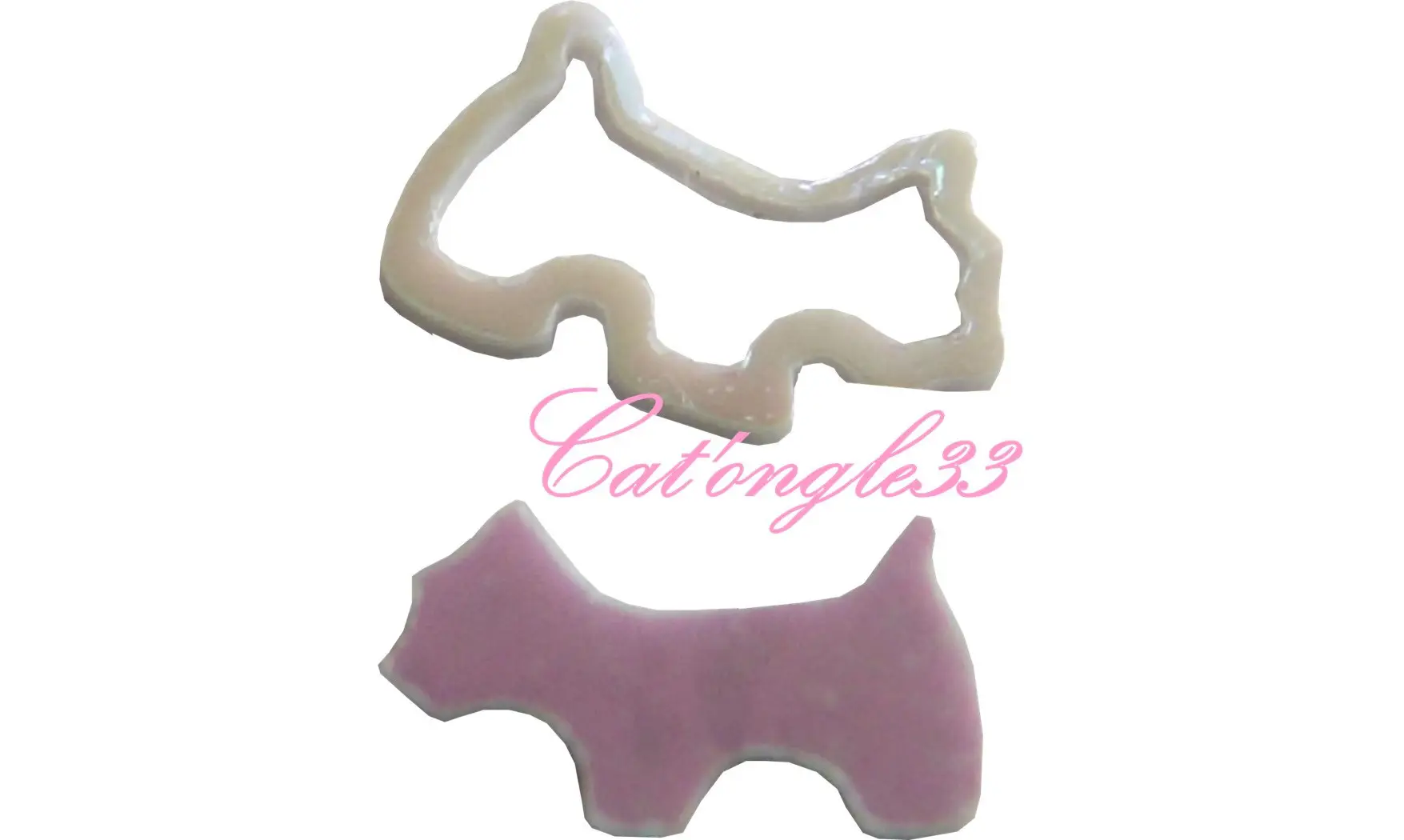 Dazzling hologramme chien blanc