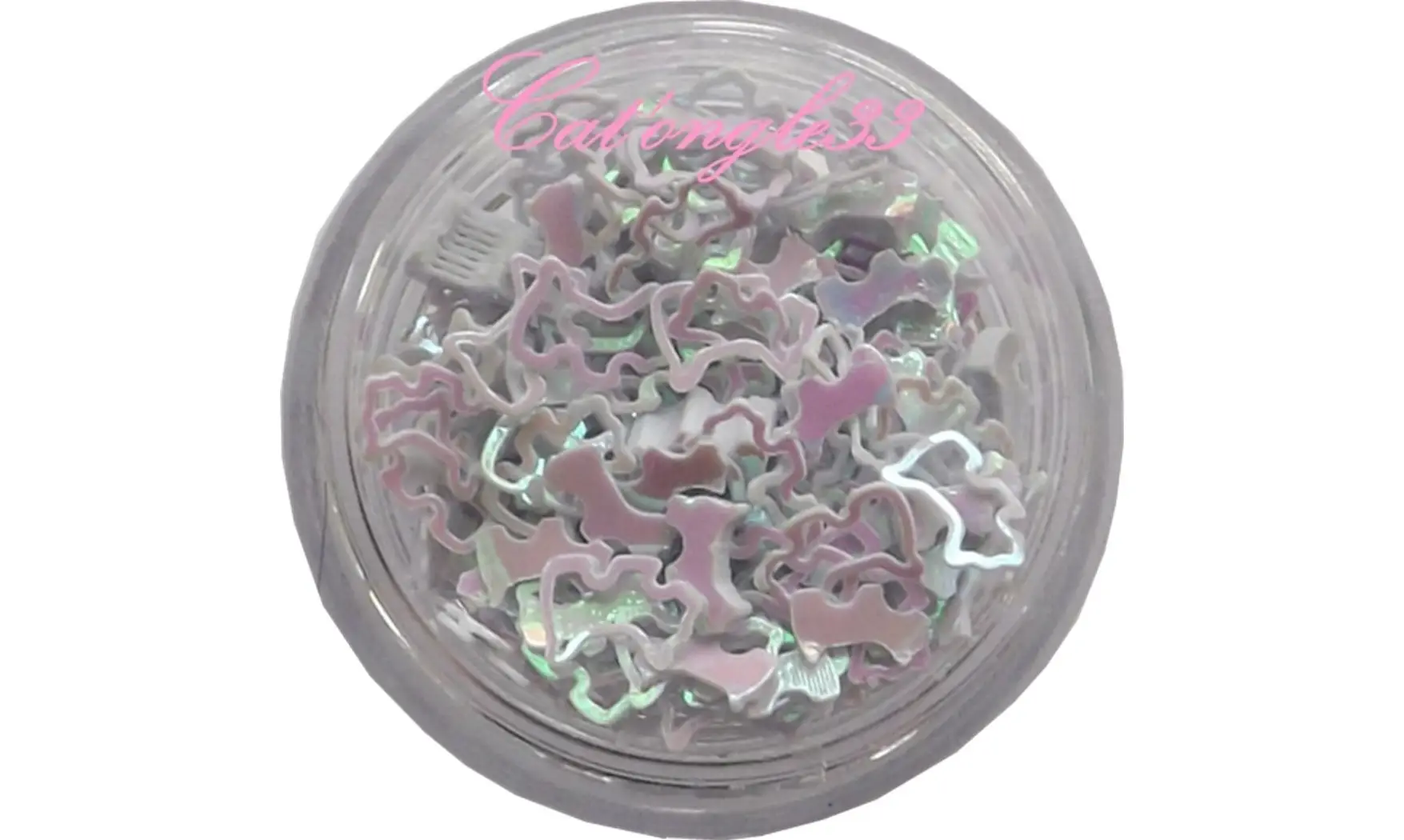 Dazzling hologramme chien blanc