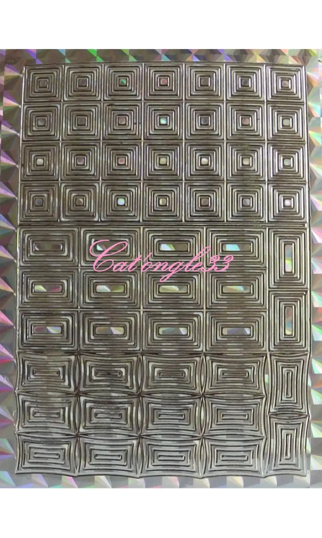 Stickers peel off rectangle carré