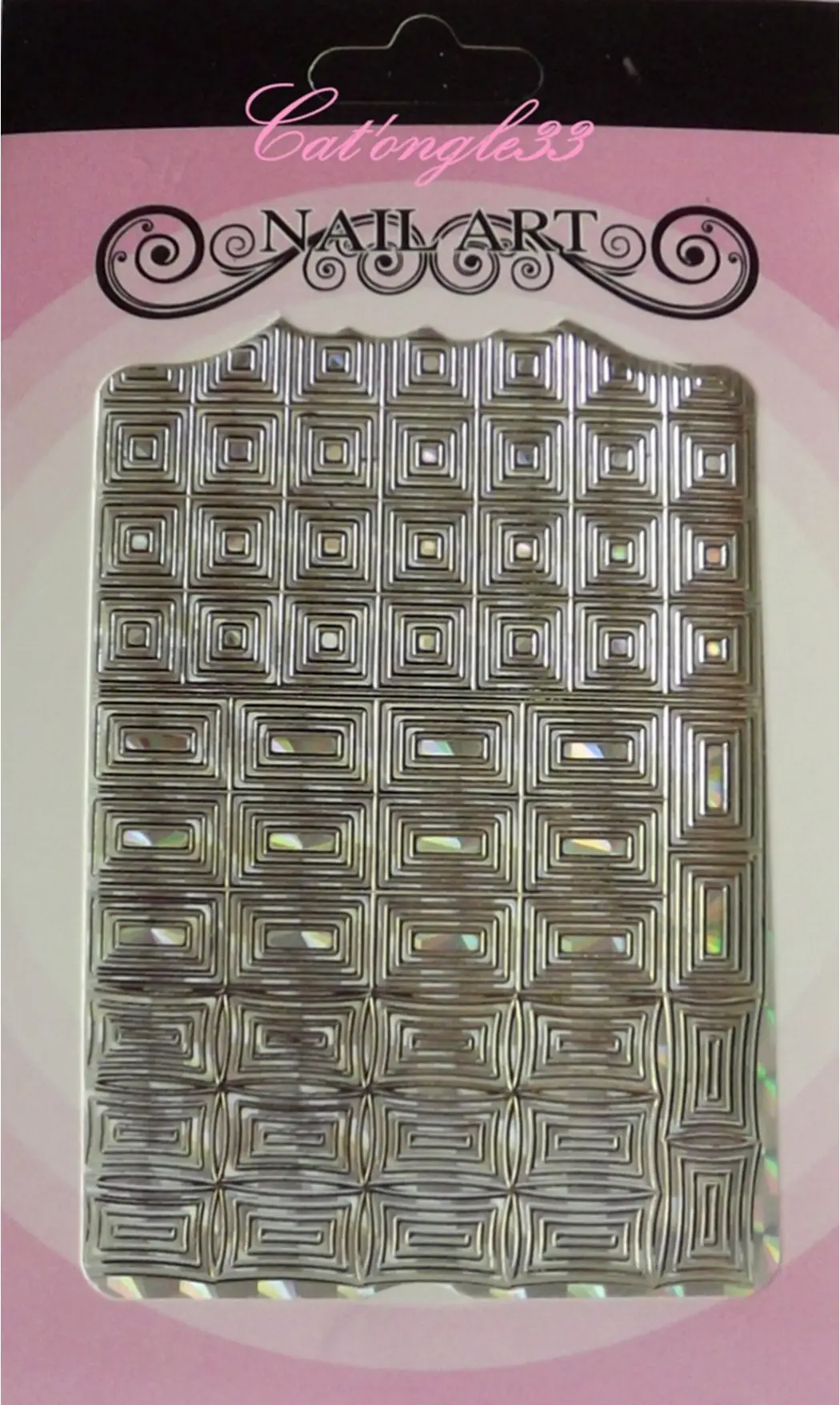 Stickers peel off rectangle carré