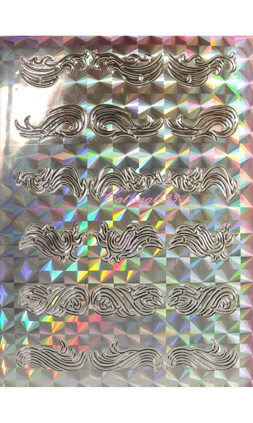 Stickers peel off