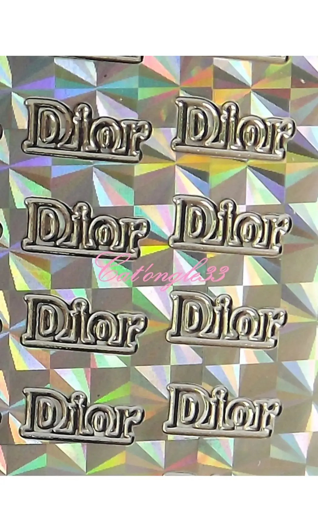 Stickers peel off D
