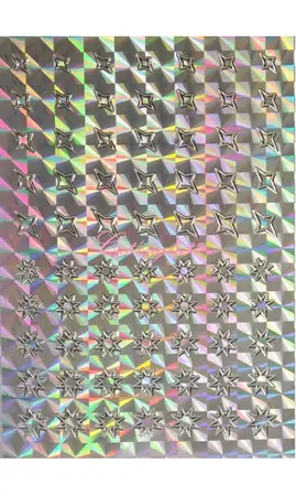 Stickers peel off étoiles