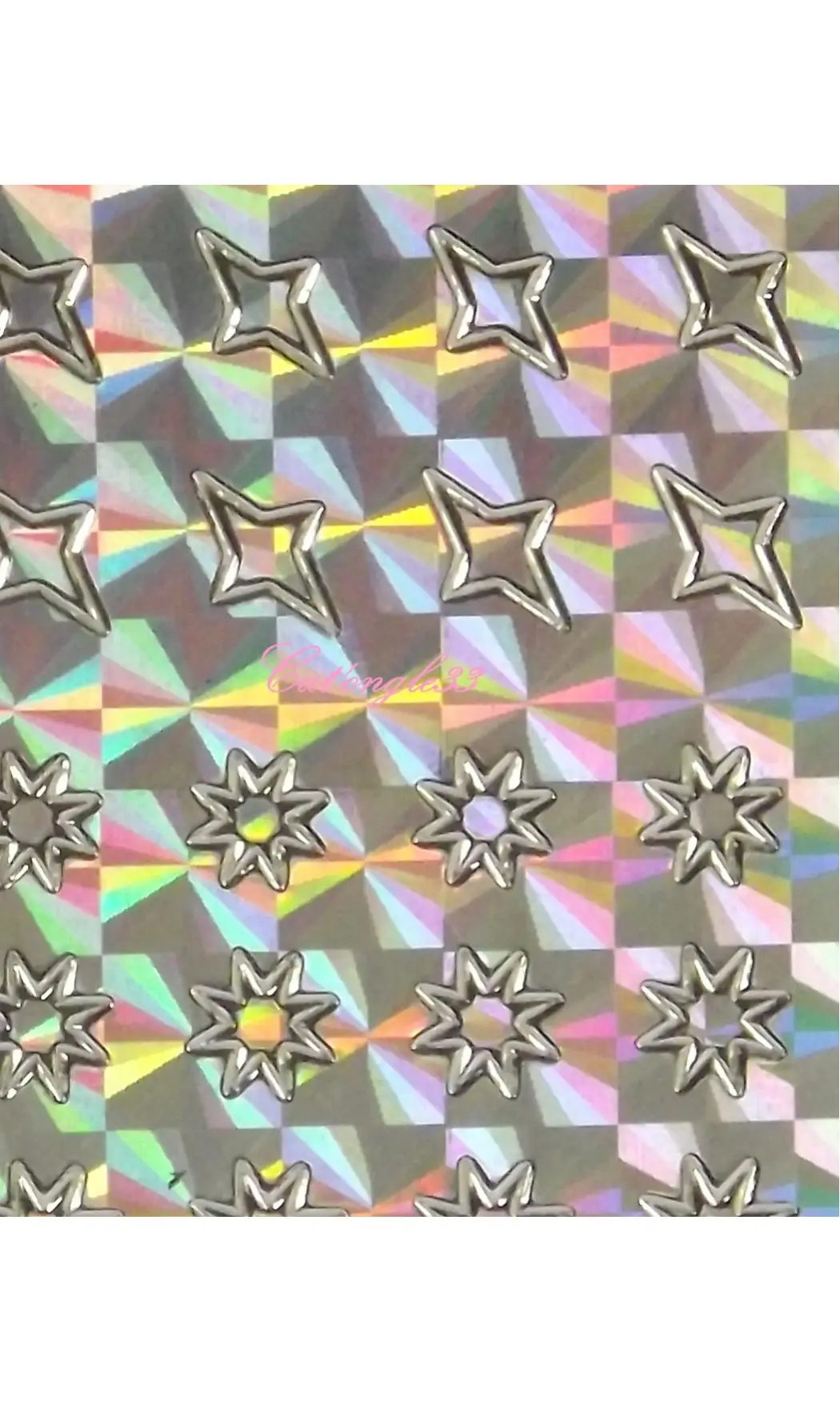 Stickers peel off étoiles