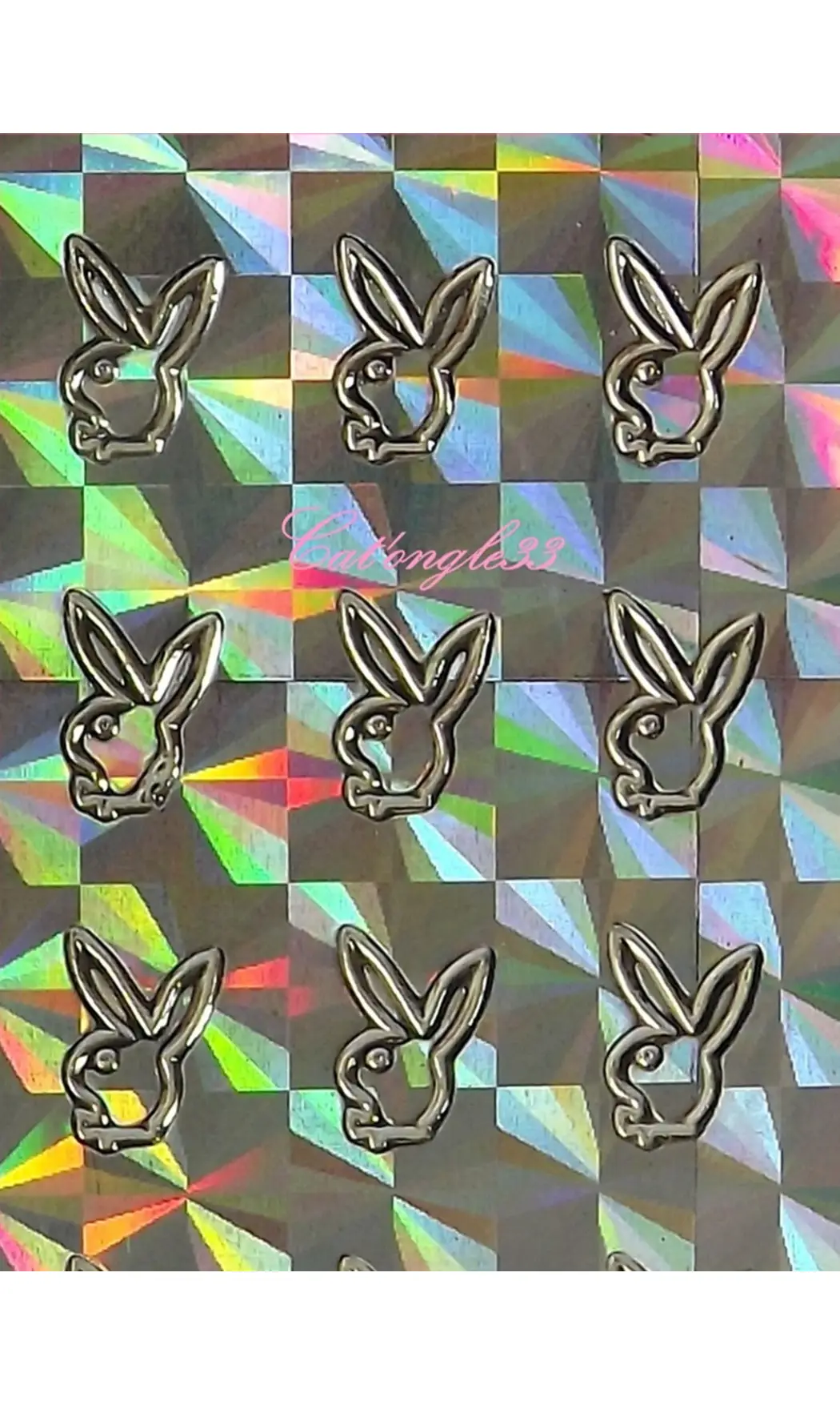 Stickers peel off lapin