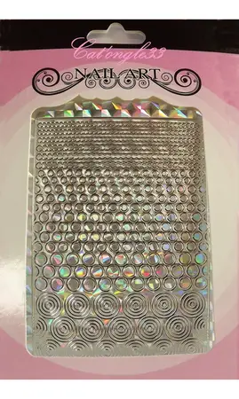 Stickers peel off rond