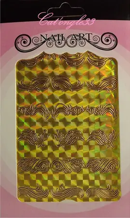 Stickers peel off