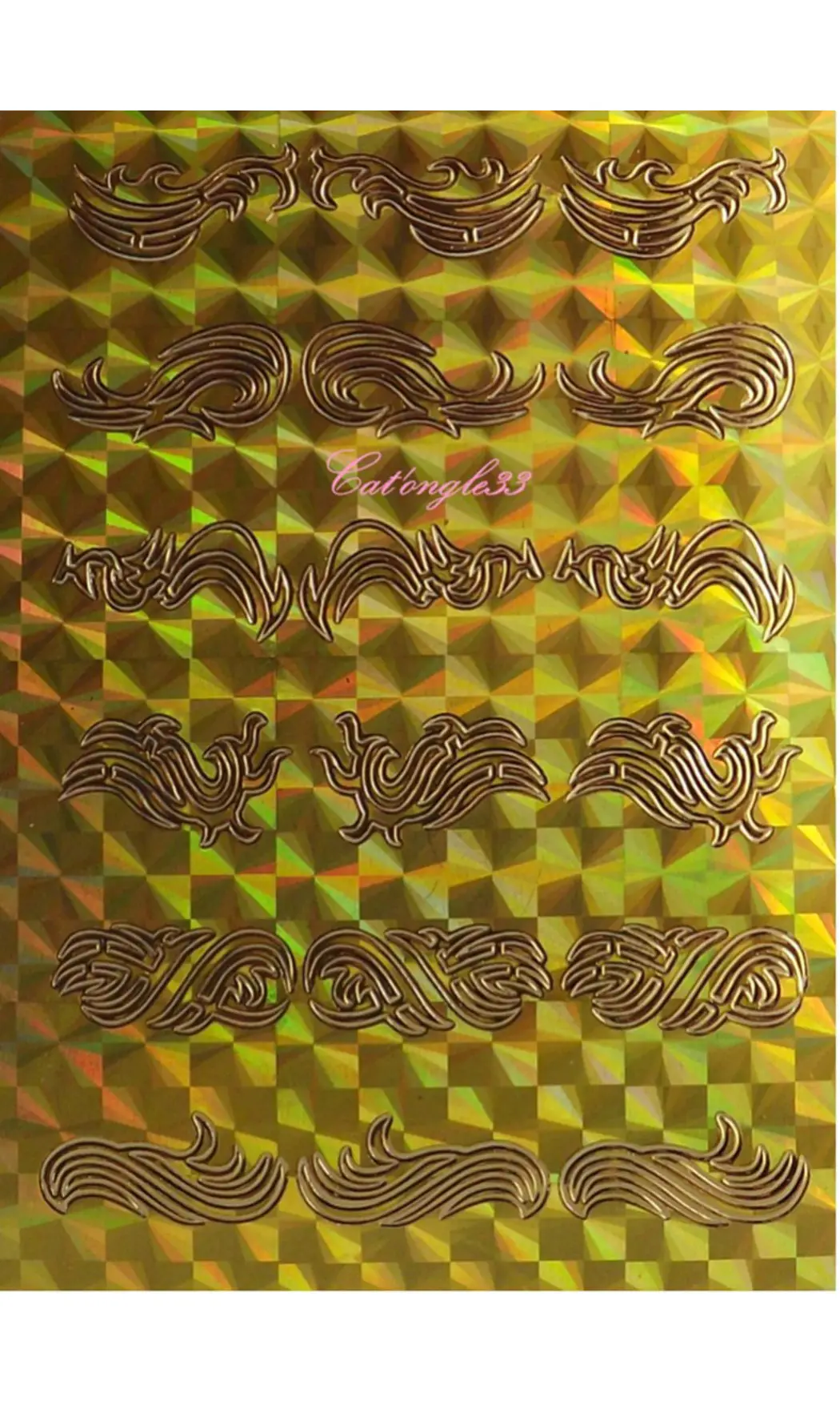 Stickers peel off