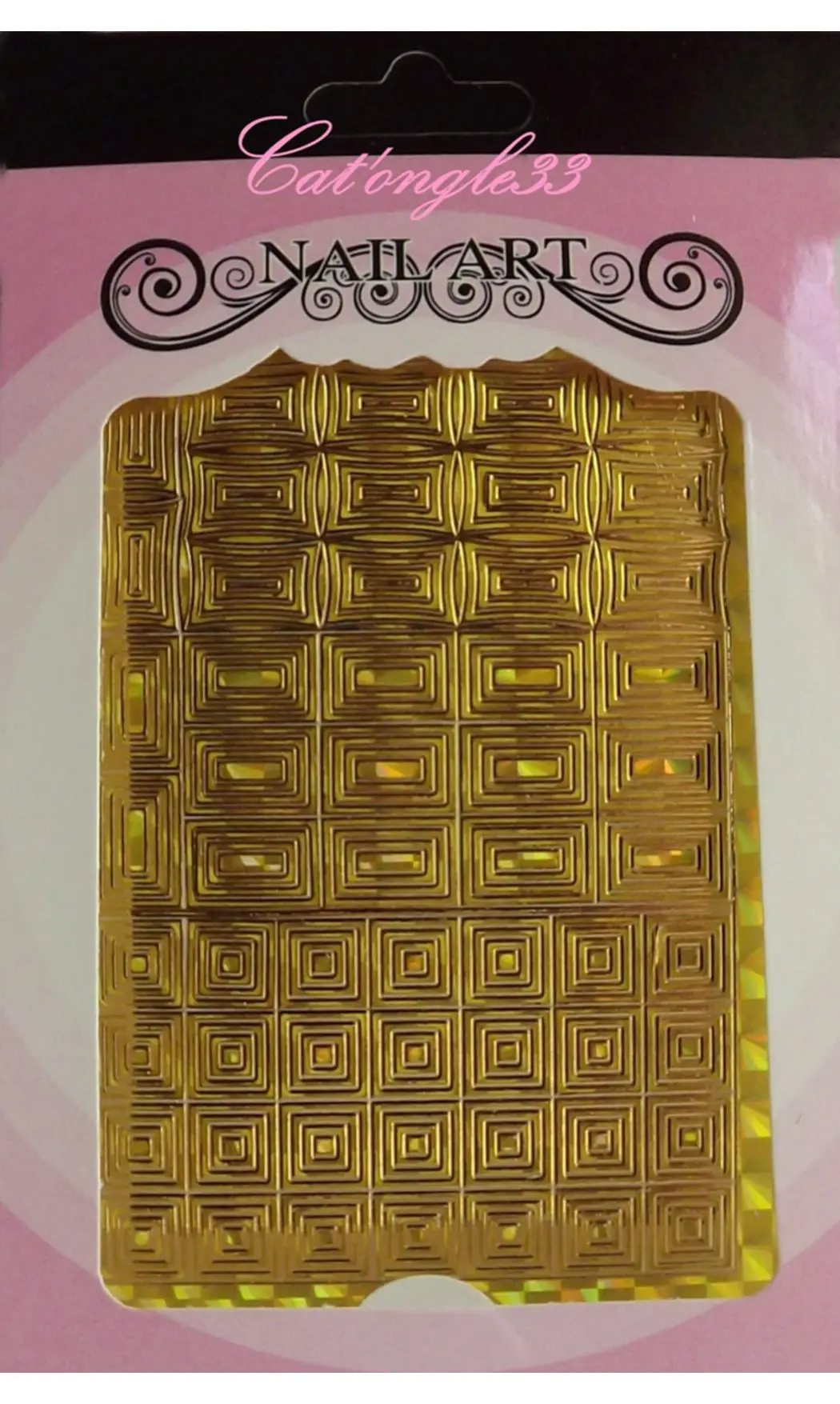 Stickers peel off rectangle carré