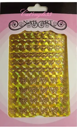 Stickers peel off coeur papillon