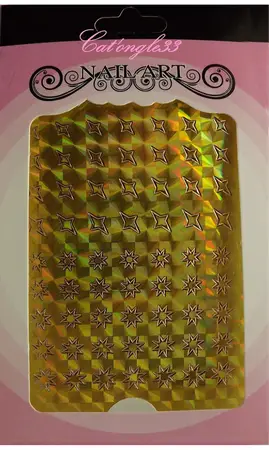 Stickers peel off étoiles