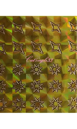 Stickers peel off étoiles
