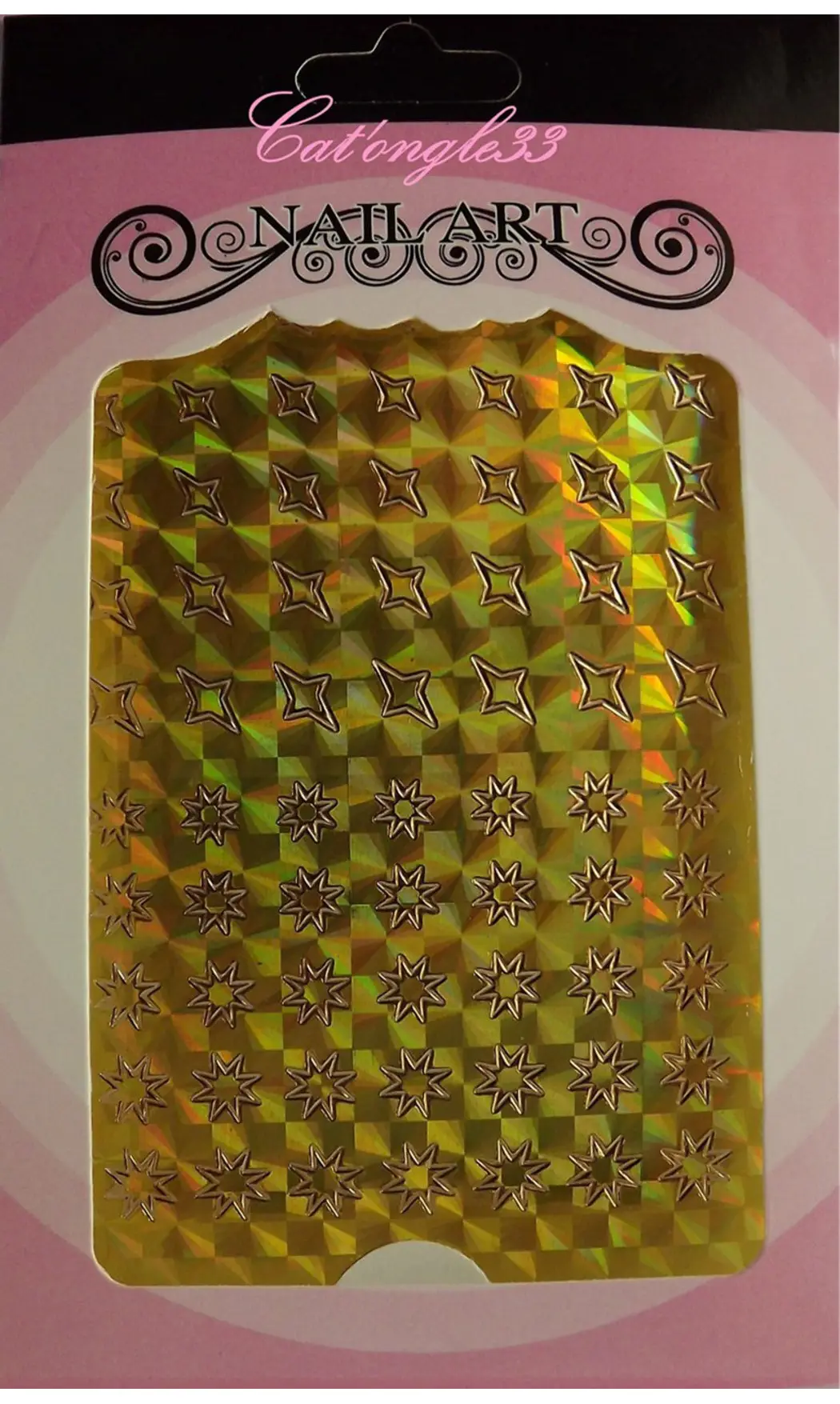 Stickers peel off étoiles