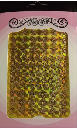 Stickers peel off fleurs étoiles