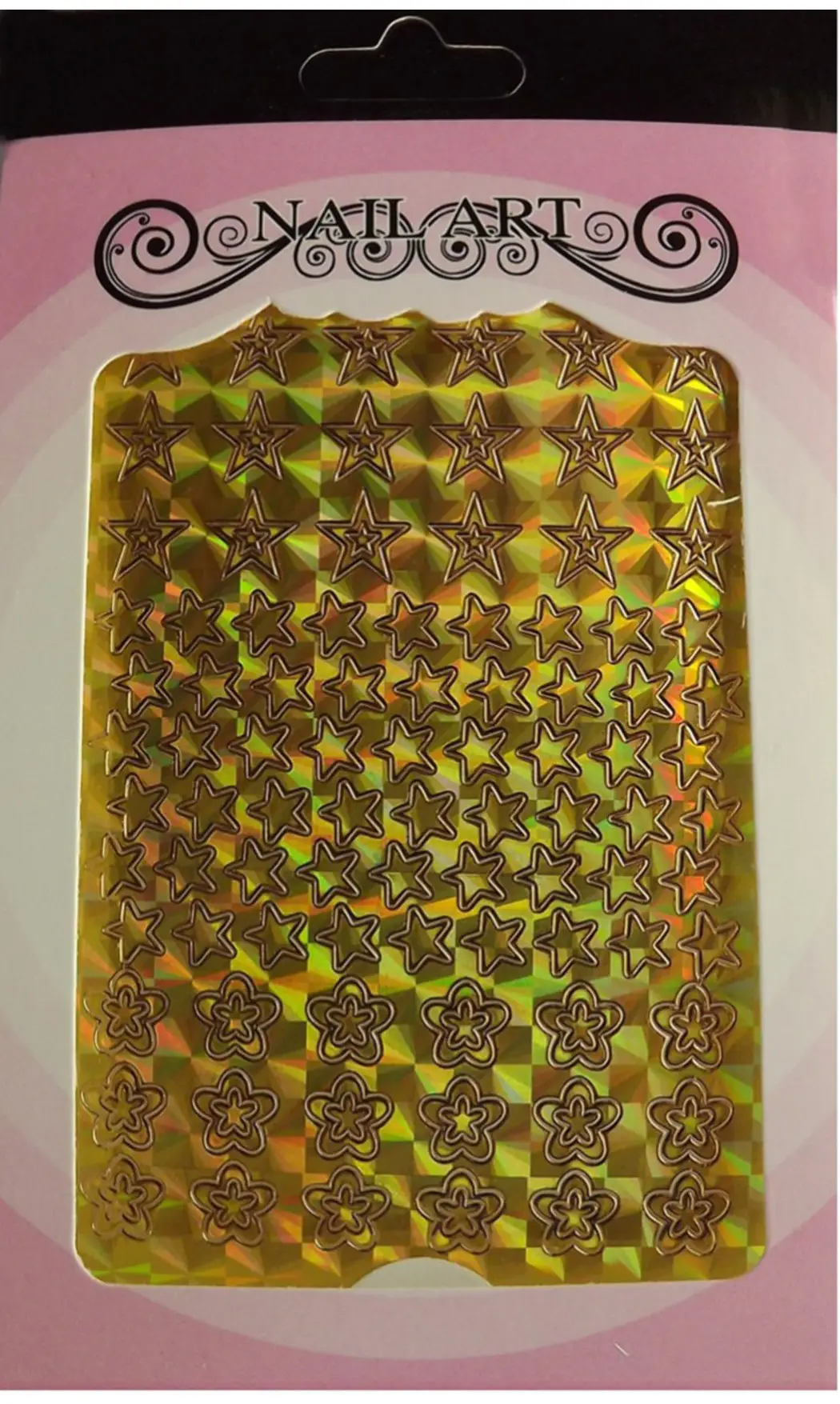Stickers peel off fleurs étoiles