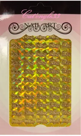 Stickers peel off D