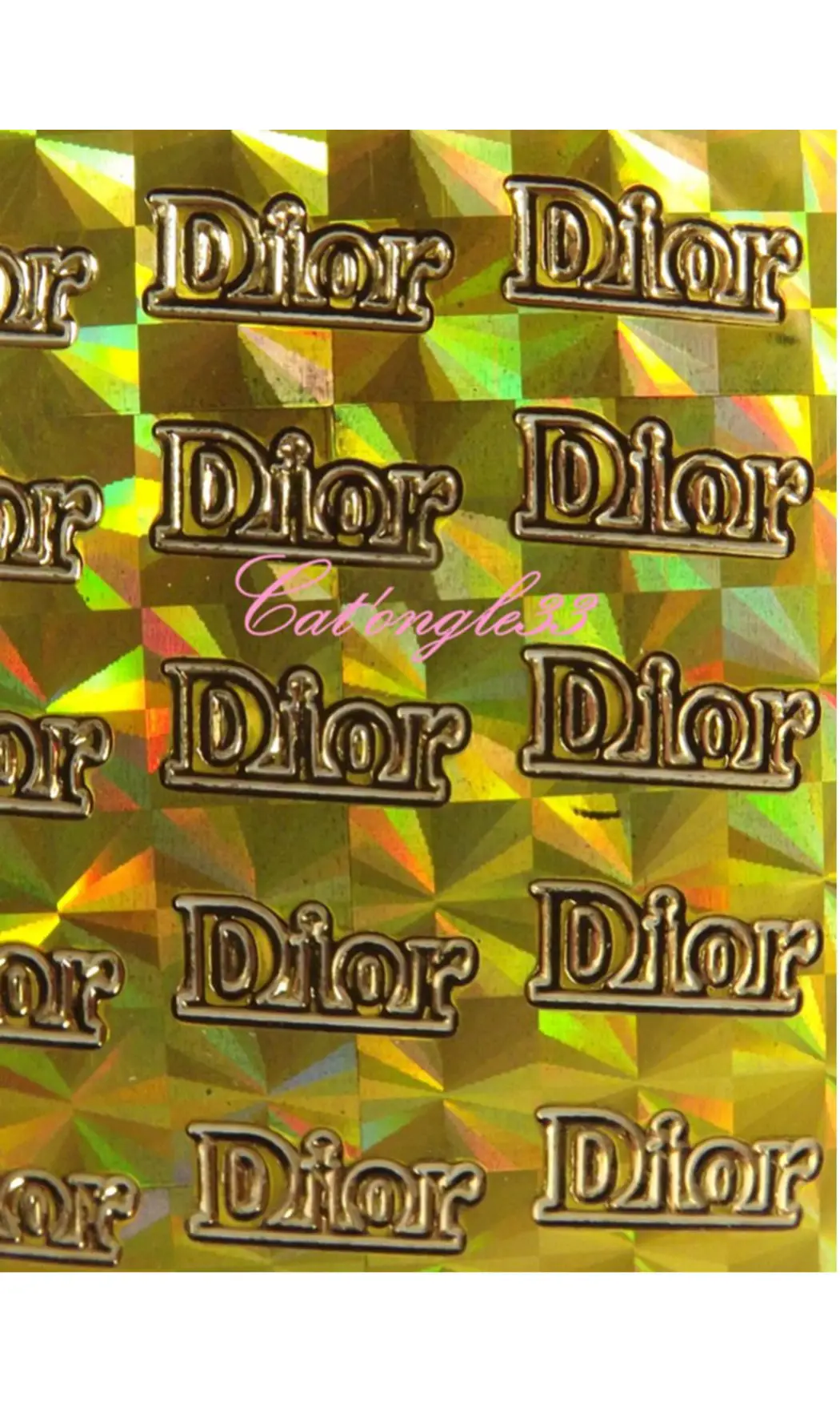 Stickers peel off D