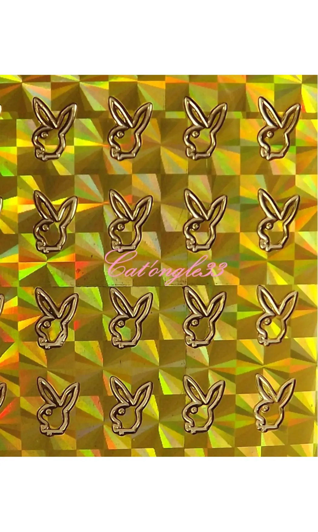 Stickers peel off lapin