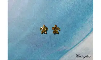 Forme métal 3D tortue x5