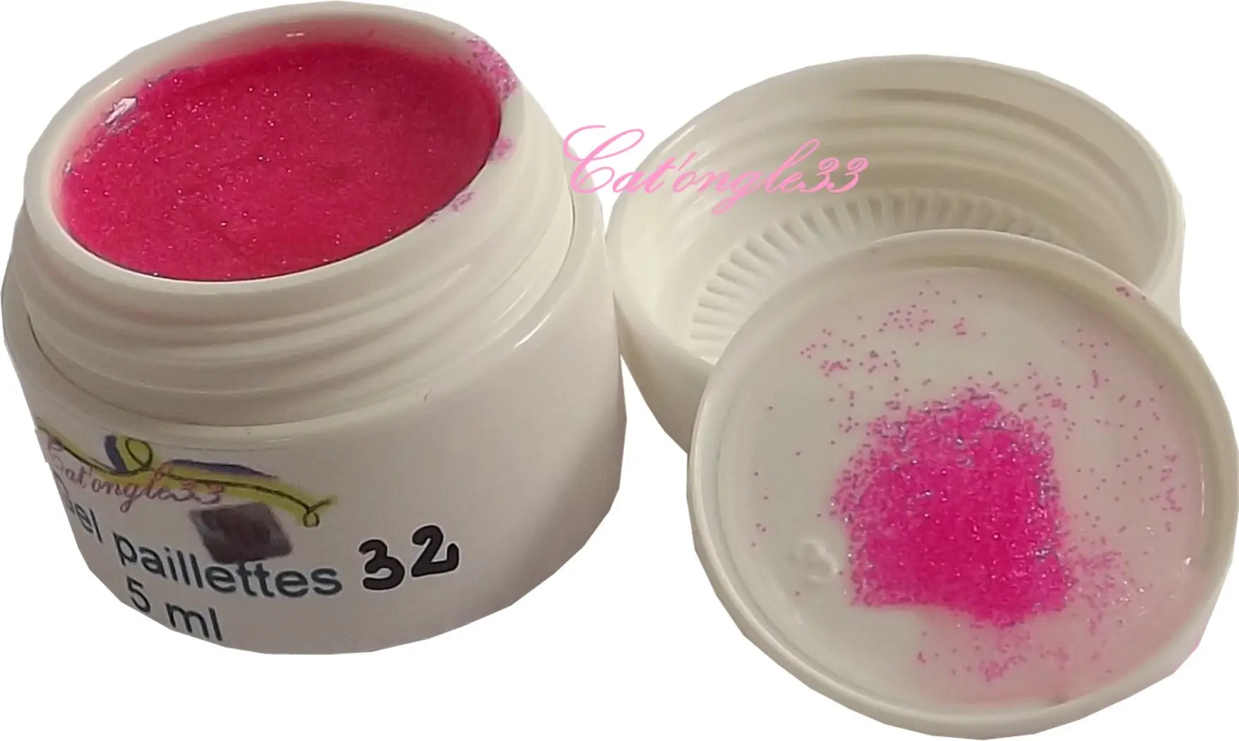 Gel UV 5 ml rose clair irisé 32