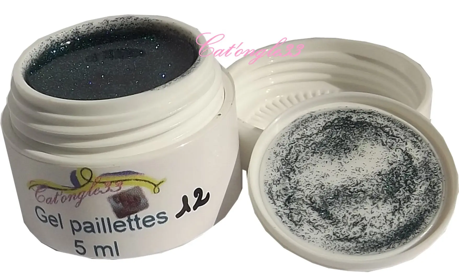Gel UV 5 ml vert d'eau 12