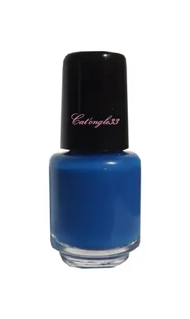 Mini vernis bleu néon
