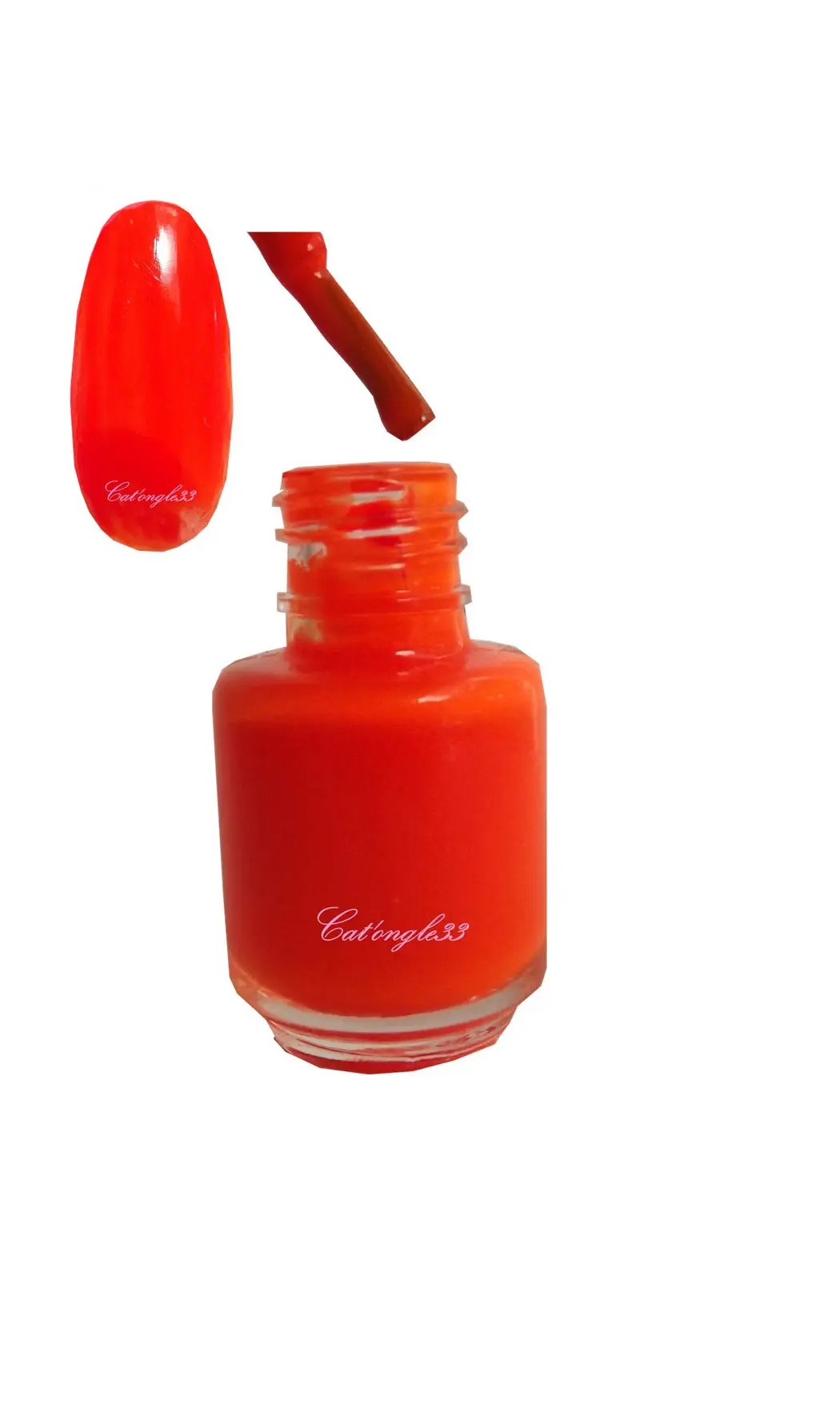Mini vernis orange néon