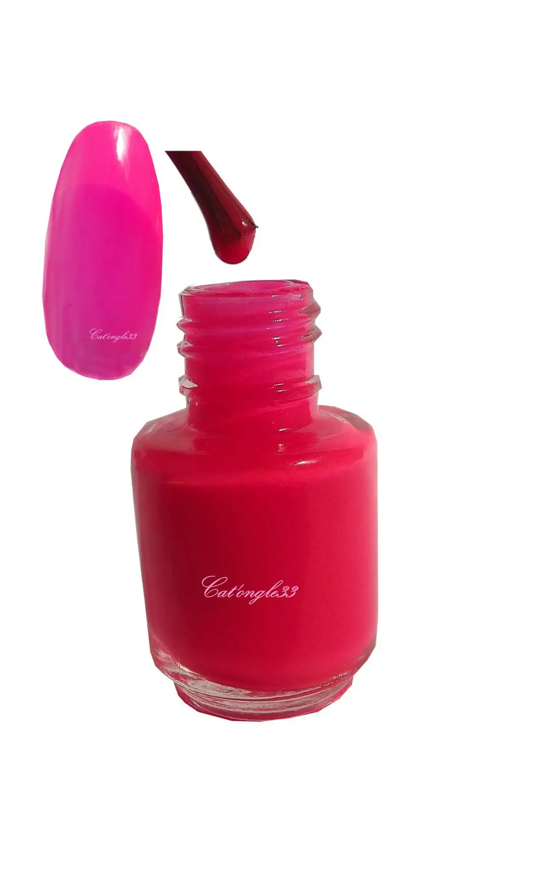 Mini vernis rose néon