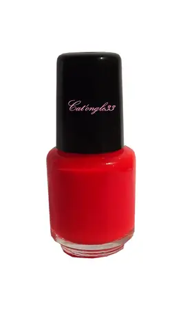 Mini vernis rouge néon