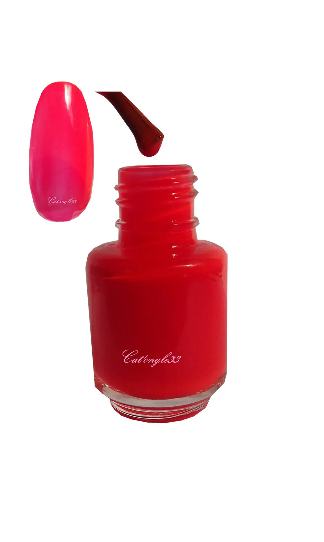 Mini vernis rouge néon