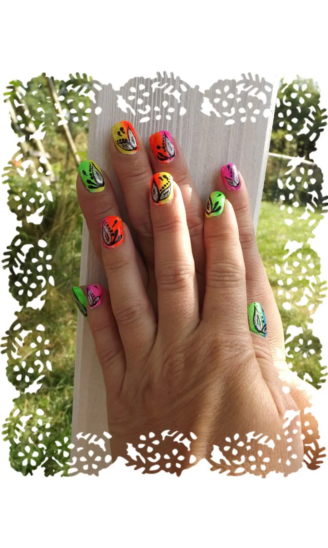 Mini vernis vert néon