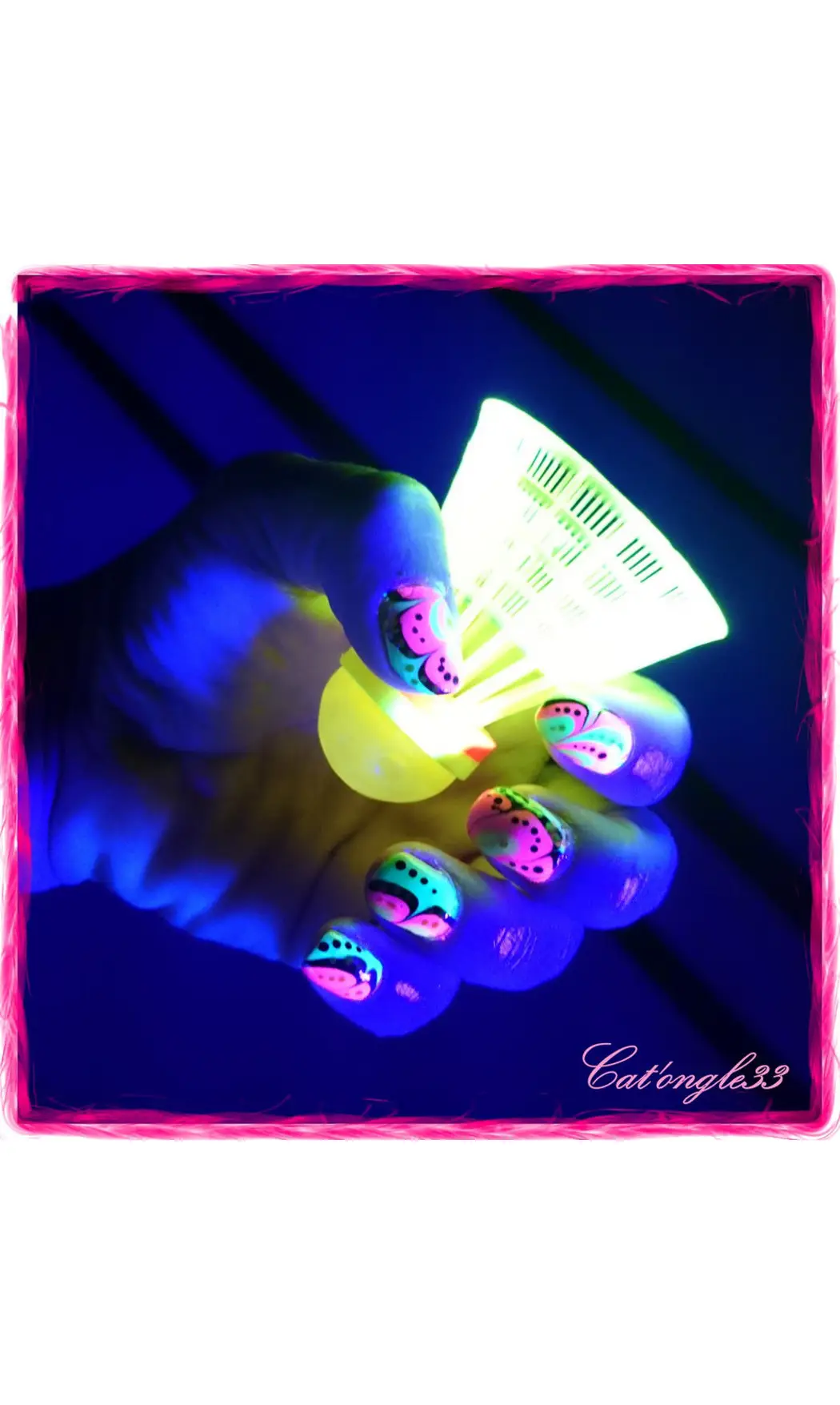 Mini vernis vert néon